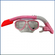 Комплект ISEA PRIMA  (маска+трубка с клапаном) Pink