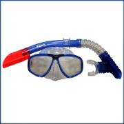 Комплект ISEA PRIMA  (маска+трубка с клапаном) Blue